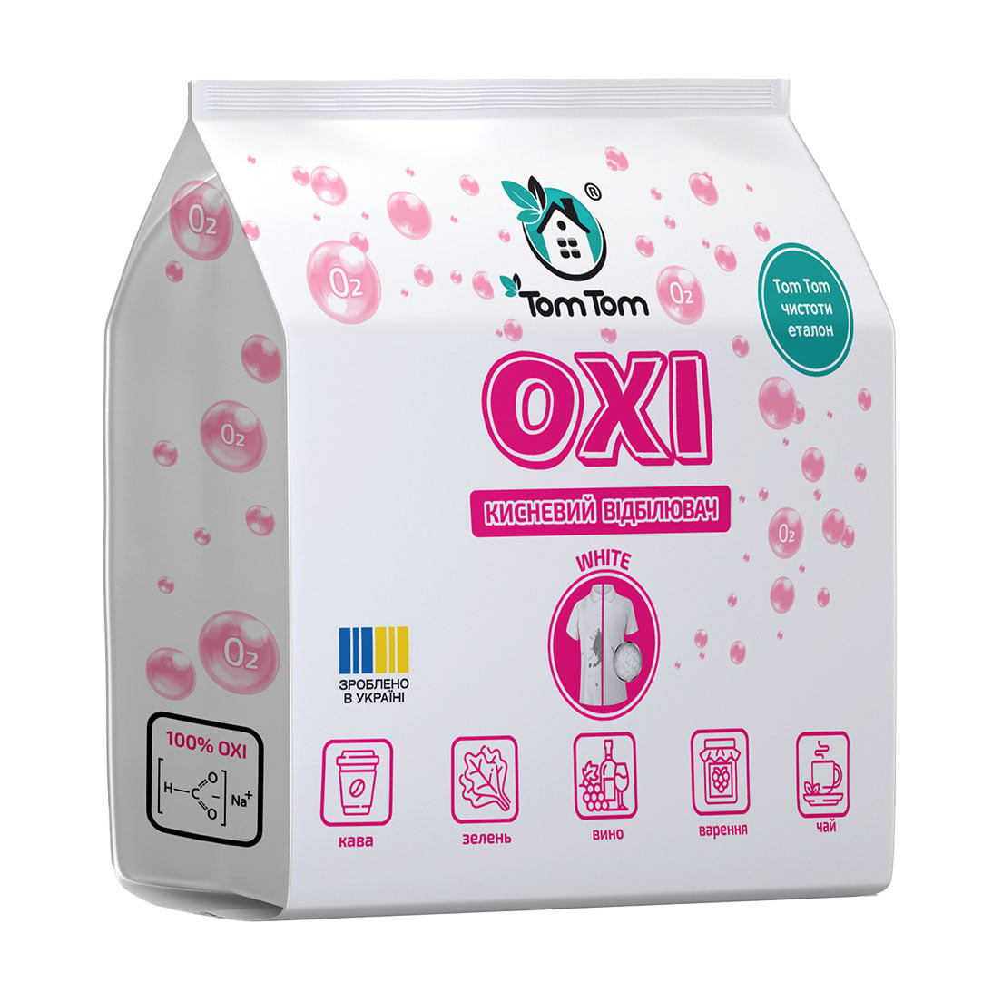 Кисневий відбілювач Tom Tom OXI White, 450 г